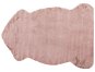 Umelá králičia koža 60 × 90 cm ružová UNDARA, 295124 - Koberec