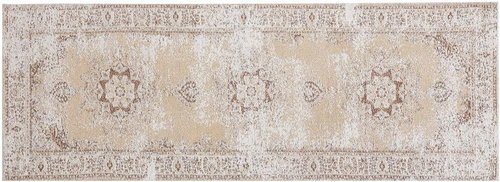 Koberec 60 x 180 cm béžový krátkosrstý ALMUS, 165932 - Koberec - Main image