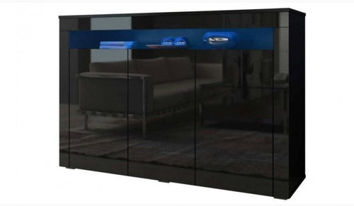 Komoda Sofia + LED, 5907763645958 - Chest of Drawers - Main image