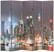 Folding Screen 200 x 170cm New York by Night - Room Divider