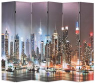 Folding Screen 228 x 170cm New York by Night - Room Divider
