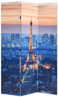 Folding Screen 120 x 170cm Night Paris - Room Divider