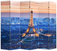 Folding Screen 228 x 170cm Night Paris - Room Divider