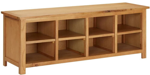 Botník 114 x 37 x 45 cm masivní dubové dřevo, 327436 - Shoe Rack - Main image