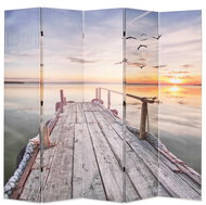 Folding Screen 200 x 170cm Lake - Room Divider