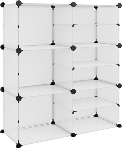 Botník průhledný 84 x 31,5 x 93 cm PP, 340568 - Shoe Rack - Main image