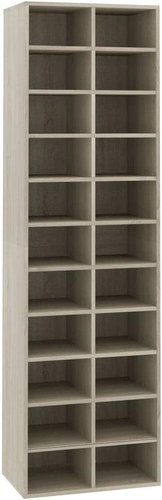 Shoe rack sonoma oak 54 x 34 x 183 cm chipboard, 800372 - Shoe Rack - Main image