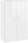Botník bílý s vysokým leskem 60 x 35 x 92 cm dřevotříska, 808933 - Botník