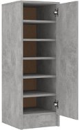 Botník betonově šedý 32 x 35 x 92 cm dřevotříska, 808976 - Botník