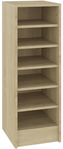 Botník dub sonoma 31,5 x 35 x 90 cm dřevotříska, 809002 - Shoe Rack - Main image