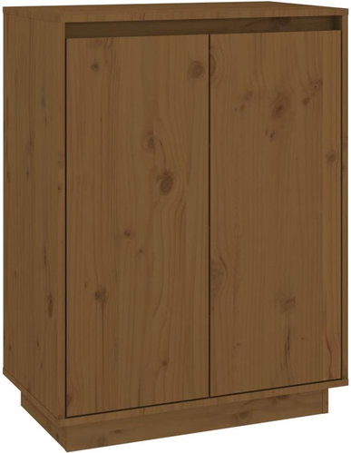 Botník medově hnědý 60 x 35 x 80 cm masivní borové dřevo, 813533 - Botník - Main image