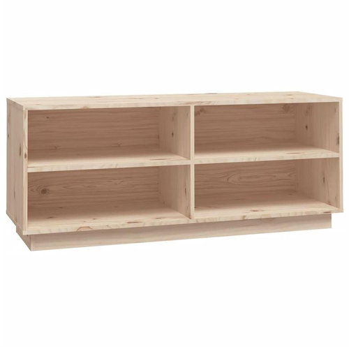 Botník 110 x 34 x 45 cm masivní borové dřevo, 813540 - Shoe Rack - Main image