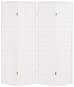 Skladací 4-dielny paraván v japonskom štýle 160 × 170 cm biely - Paraván