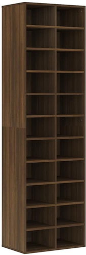 Botník hnědý dub 54 x 34 x 183 cm kompozitní dřevo, 815302 - Shoe Rack - Main image