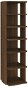 Botník Skrinka na topánky hnedý dub 25 × 27 × 102 cm kompozitné drevo, 815976 - Botník
