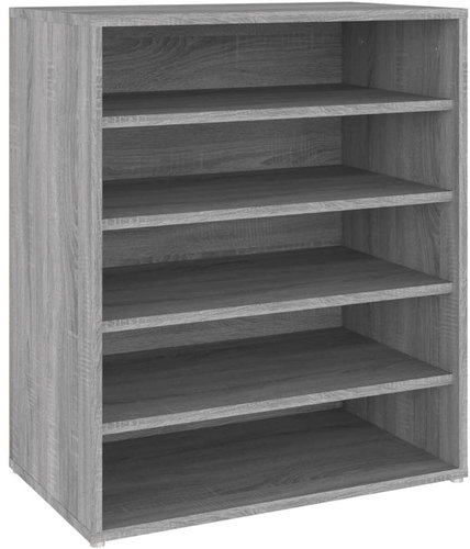 Botník šedý sonoma 60 x 35 x 70 cm kompozitní dřevo, 816015 - Shoe Rack - Main image
