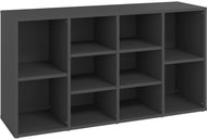 Lavice s botníkem šedá 103 x 30 x 54,5 cm dřevotříska, 803292 - Botník