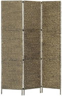 3-piece Screen Brown 116 x 160cm Water Hyacinth - Room Divider