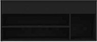 Lavice s botníkem černá 105 x 30 x 45 cm dřevotříska, 808757 - Botník