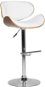 Bílá koženková barová židle ROTTERDAM, 139499 - Barová židle