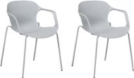 Dvě šedé jídelní židle ELBERT, 70957 - Jídelní židle