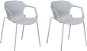 Dve sivé jedálenské stoličky ELBERT, 70957 - Jedálenská stolička
