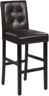 Hnědá kožená jídelní židle MADISON, 58026 - Jídelní židle