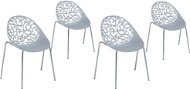 Moderní šedá sada jídelních židlí MUMFORD, 66585 - Jídelní židle