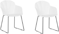Sada 2 bílých jídelních židlí SYLVA, 241895 - Jídelní židle