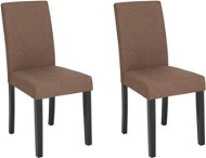 Sada 2 hnědých jídelních židlí BROADWAY, 216930 - Jídelní židle