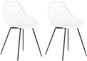 Sada 2 jedálenských stoličiek biela CANTON, 208618 - Jedálenská stolička