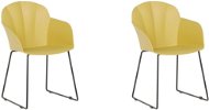 Sada 2 žltých jedálenských stoličiek SYLVA, 241897 - Jedálenská stolička