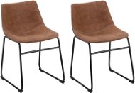 Sada dvou hnědých židlí BATAVIA, 127414 - Jídelní židle
