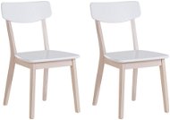 Sada dvoch jedálenských stoličiek biela SANTOS, 134751 - Jedálenská stolička