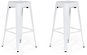 Sada 2 barové stoličky 76 cm biele CABRILLO, 96349 - Barová stolička