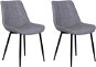 Sada dvou šedých židlí MELROSE, 120037 - Jídelní židle