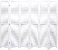 6-piece Screen White 210 x 165cm Wood - Room Divider