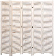 5dílný paraván 175 x 165 cm dřevo - Paraván