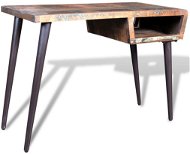 Písací stôl so železnými nohami recyklované drevo - Stôl