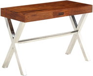 Psací stůl z masivní akácie s sheeshamovým povrchem 110x50x76cm - Psací stůl