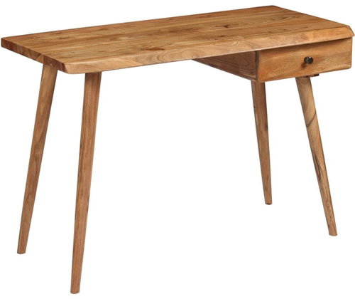 Psací stůl z masivního akáciového dřeva 110 x 50 x 76 cm - Desk - Main image