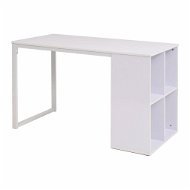 Písací stôl 120 × 60 × 75 cm biely - Písací stôl