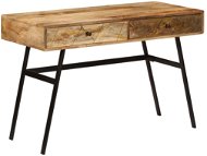 Písací stôl so zásuvkami 110 × 50 × 76 cm masívny mangovník - Písací stôl