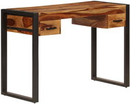 Psací stůl se 2 zásuvkami 110 x 50 x 77 cm masivní sheesham - Psací stůl