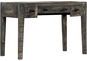 Writing Desk Black 110 x 50 x 75cm Solid Mangrove Wood - Desk