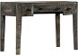 Psací stůl Psací stůl černý 110 x 50 x 75 cm masivní mangovníkové dřevo - Psací stůl