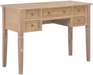 Brown Desk 109,5 x 45 x 77,5cm Wood - Writing Desk