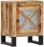 Noční stolek 40 x 30 x 50 cm masivní mangovníkové dřevo - Noční stolek