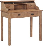 Psací stůl 90 x 50 x 100 cm masivní teakové dřevo - Stůl