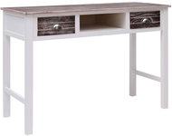 Psací stůl hnědý 110 x 45 x 76 cm dřevo - Stůl